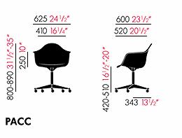 Maße Vitra Eames PACC Maße Vitra Eames PACC