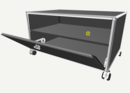 USM Haller TV-Lowboard auf Rollen