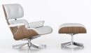Lounge Chair & Ottoman white