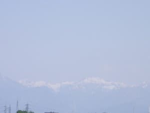 smow in Milan - and the Alps