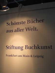 Unsere Entdeckung auf der Leipziger Buchmesse beim Stand der Stiftung Buchkunst...