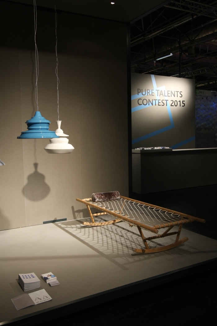 IMM Cologne 2015 Pure Talents Contest solid spin lamp collection johanna tammsalu Nonno Jeannett Hojer Hansen