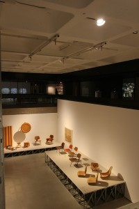 A world of moulded plywood, as seen at The World of Charles and Ray Eames, Barbican Art Gallery London