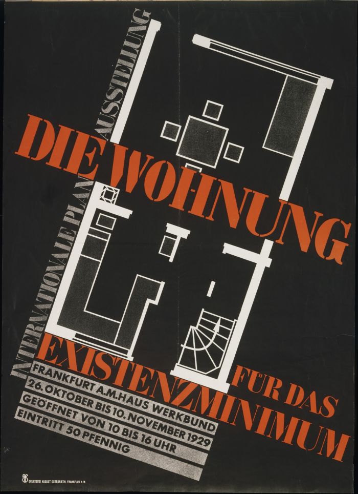 Die Wohnung für das Existenzminimum, Frankfurt 1929