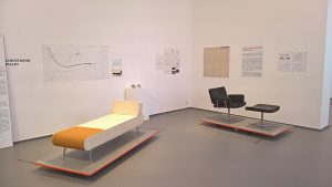 Easy Lounge Day Bed (l) & New Lounge (r) by Christophe Pillet, as seen at From Idea to Form. Domeau & Pérès Design and Craftsmanship in Dialogue, Kaiser Wilhelm Museum Krefeld