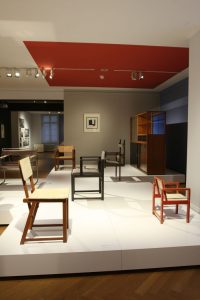 Chairs by Erich Dieckmann, as seen at From Arts and Crafts to the Bauhaus. Art and Design - A New Unity, The Bröhan Museum Berlin