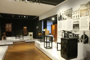Josef Hoffmann and Charles Rennie Mackintosh, as seen at From Arts and Crafts to the Bauhaus. Art and Design - A New Unity, The Bröhan Museum Berlin