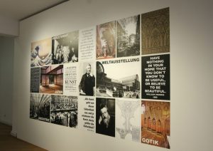 The Bröhan Museum mood board, as seen at From Arts and Crafts to the Bauhaus. Art and Design - A New Unity, The Bröhan Museum Berlin