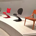 Works by Rudolf Glatzel, Verner Panton & Eddie Harlis, as seen at Thonet & Design, Die Neue Sammlung - The Design Museum, Munich