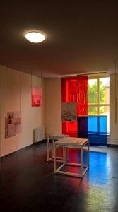 Präsentation des Ausstellungsdesigns für "Shaping everyday life Bauhaus modernism in the GDR" im Dokumentationszentrum Alltagskultur der DDR Eisenhüttenstadt