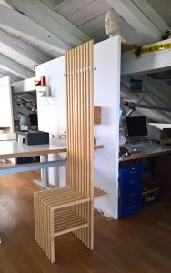 Singlemodul von Matthias Koschel, gesehen bei Schulen für Holz und Gestaltung Garmisch-Partenkirchen 2019 Sommerausstellung.