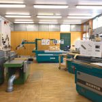 Werkstatt, gesehen bei Schulen für Holz und Gestaltung Garmisch-Partenkirchen 2019 Sommerausstellung.