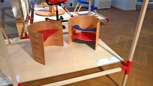 Kinderstuhl von Kristian Vedel, gesehen bei "Nordic Design. Die Antwort aufs Bauhaus", Bröhan Museum, Berlin