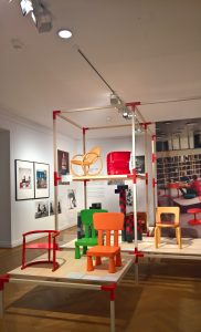 Children's chairs, as seen at Nordic Design. Die Antwort aufs Bauhaus, Bröhan Museum, Berlin