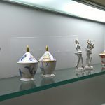 Drei Gefäße von Rosenthal, Selb, gesehen bei Spitzen des Art déco, Grassi Museum für Angewandte Kunst, Leipzig