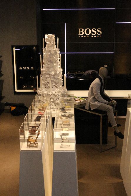 Dimensions of Design 20 Years of Vitra Design Museum Miniatures bei Hugo Boss Mailand