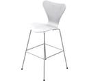 Serie 7 Barhocker 3187/3197, 76 cm, Gefärbte Esche, White