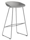 About A Stool AAS 38, Barvariante: Sitzhöhe 74 cm, Edelstahl, Concrete grey