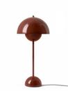 Flowerpot VP3 Tischleuchte, Red brown