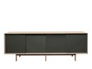 S1 Sideboard, Eiche geseift - Schwarz