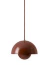 Flowerpot VP1 Pendelleuchte, Red brown