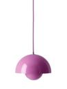 Flowerpot VP1 Pendelleuchte, Tangy pink