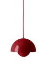 Flowerpot VP1 Pendelleuchte, Vermilion red