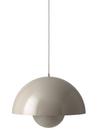 Flowerpot VP2 Pendelleuchte, Grey beige