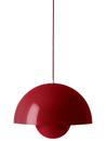 Flowerpot VP2 Pendelleuchte, Vermilion red