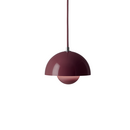 Flowerpot VP10 Pendelleuchte, Dark plum