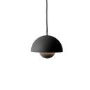 Flowerpot VP10 Pendelleuchte, Matt black