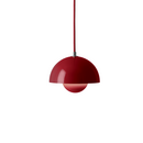 Flowerpot VP10 Pendelleuchte, Vermilion red