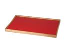 Turning Tray, L (38 x 51 cm), Schwarz/Rot