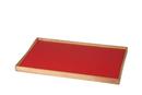 Turning Tray, M (30 x 48 cm), Schwarz/Rot