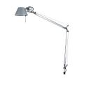 Tolomeo Tavolo, Aluminium, mit USM-Haltezapfen für USM Haller Adaptionspunkt, Halogenlampe