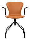 PLAYchair Swing, Mit Armlehnen, Leder cognac