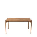 PURE Dining Table, 140 x 85 cm, Eiche natur geölt, Ohne Erweiterungsplatten