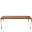 PURE Dining Table, 190 x 85 cm, Eiche natur geölt, Ohne Erweiterungsplatten