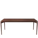 PURE Dining Table, 190 x 85 cm, Walnuss geölt, Ohne Erweiterungsplatten