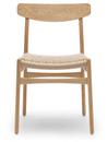 CH23 Dining Chair, Eiche geölt, Geflecht natur