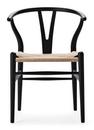 CH24 Wishbone Chair Soft Colours, Soft Black
