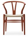 CH24 Wishbone Chair Soft Colours, Soft Terracotta