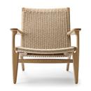 CH25 Lounge Chair, Eiche geseift, Natur