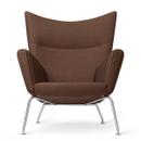 CH445 Wing Chair, Passion - terracotta, Ohne Fußhocker