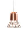 Bell Light Pendant Lamp, Kupfer, Metallkorb verkupfert, H 16 x ø 29 cm