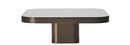 Bow Coffee Table, Messing brüniert, H 25 x B 70 x T 70