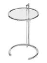 Adjustable Table E 1027, Kristallglas klar