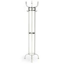 Nymphenburg Coat Stand, Messing, vernickelt