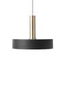 Collect Lighting, Hoch, Brass, Record, Black