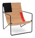 Desert Lounge Chair, Black/Block